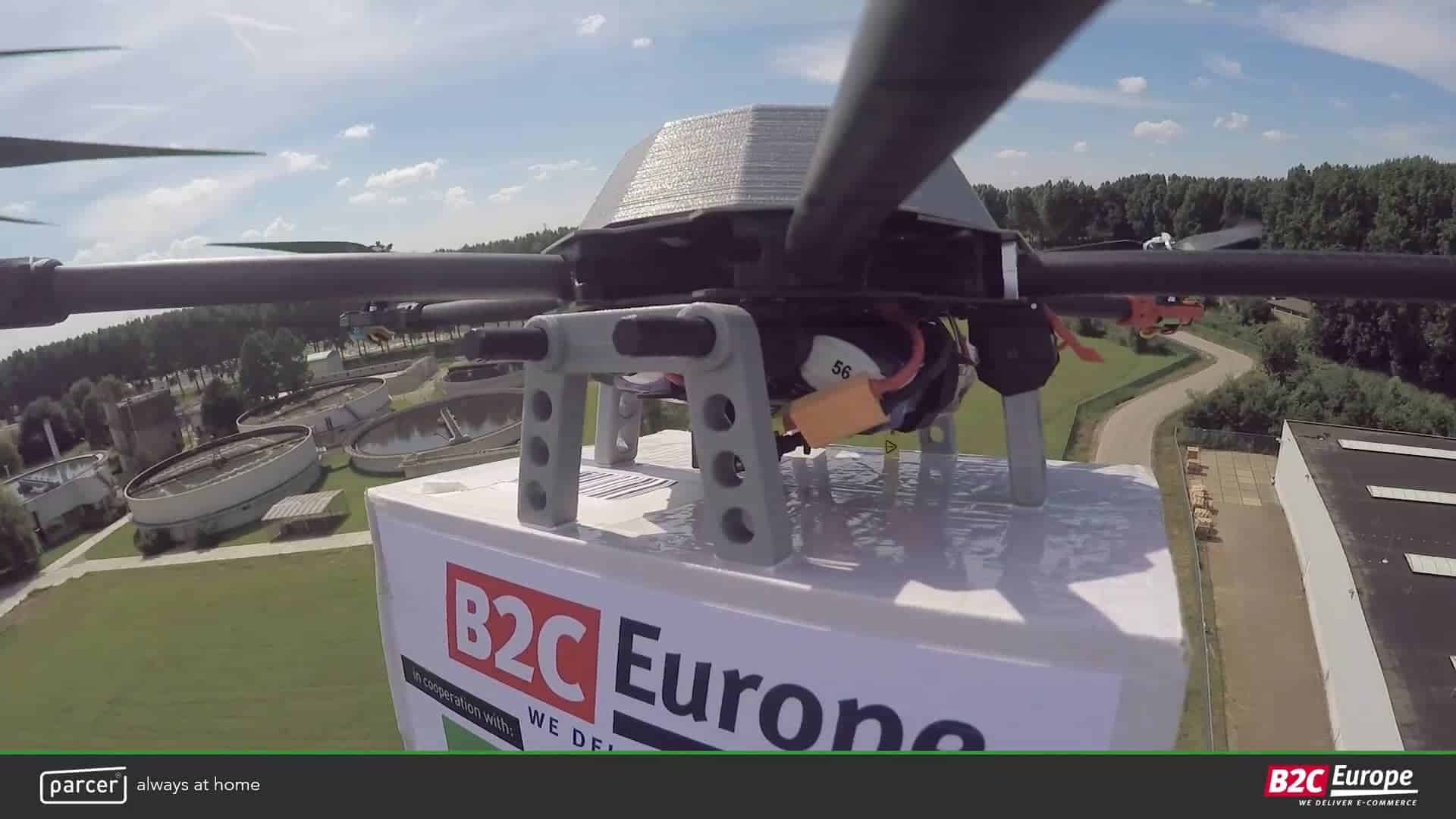 Drone deliveries: B2C Europe and Parcer trial