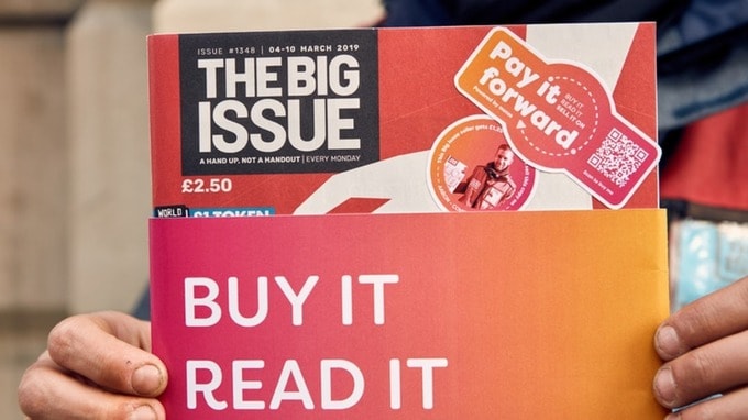 The Big Issue Foundation chooses PowaTag to take instant donations