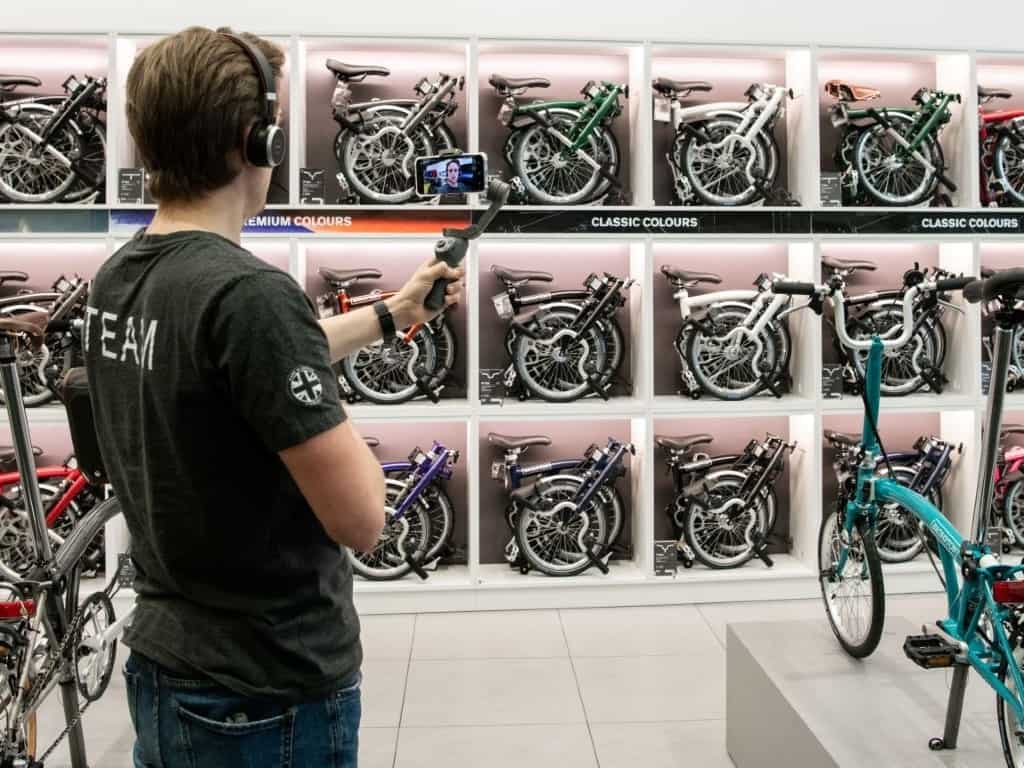 Go Instore partners with Brompton Bicycle to launch Brompton Live In-Store Expert