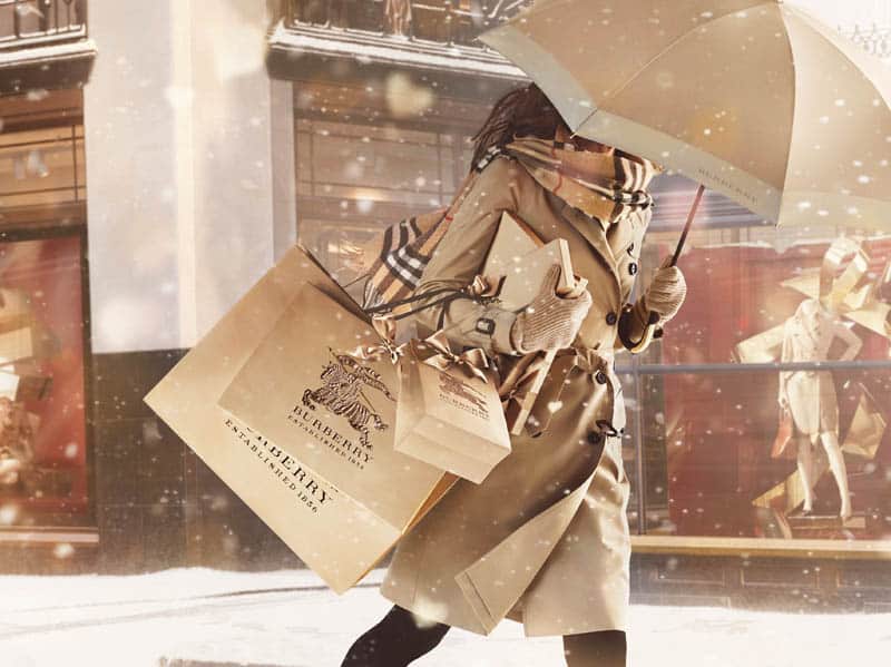 76 per cent of shoppers turn to luxury brands for Christmas gifts