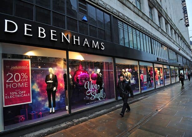 Debenhams website swamped by sale shoppers