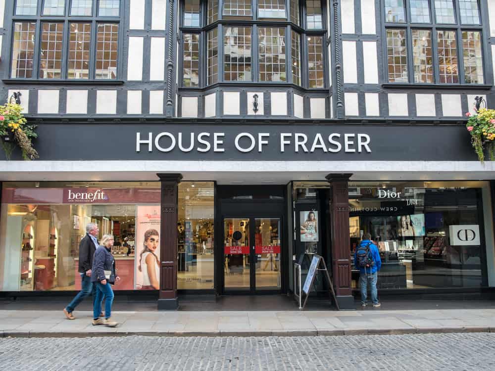 Record Christmas for House of Fraser