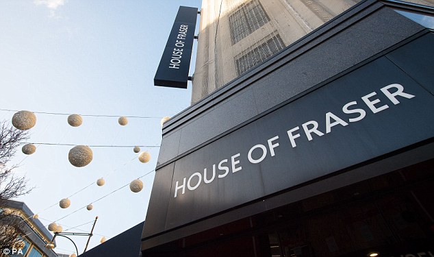 House of Fraser woes mount