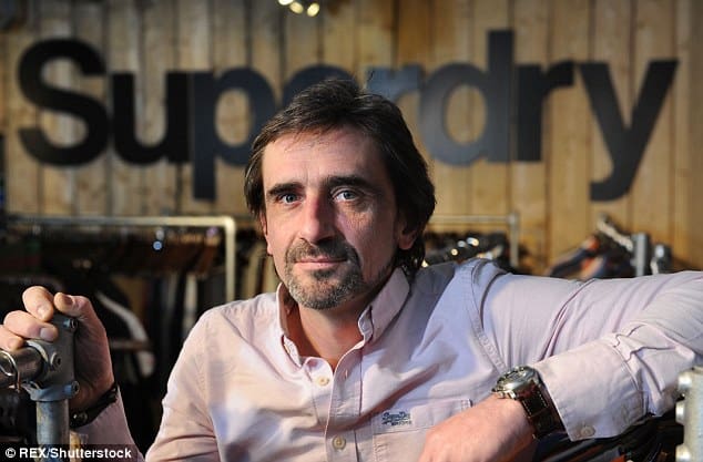 Brave words from founder as Superdry trading results dip