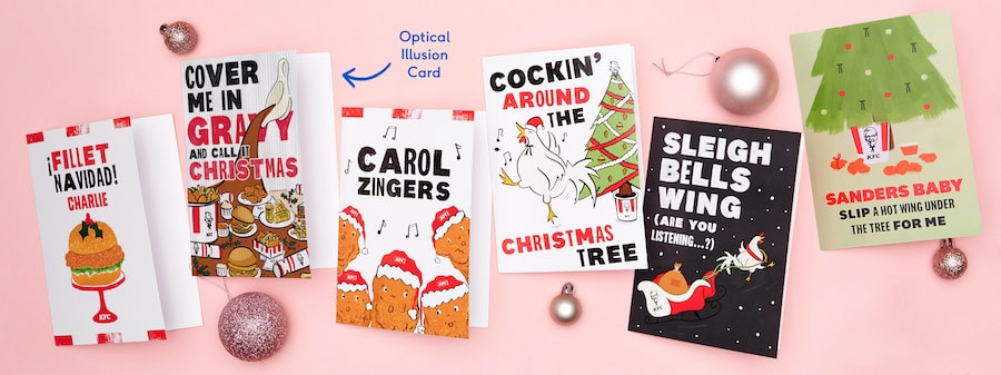 KFC and Moonpig launch Christmas card range
