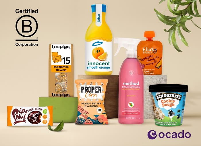 Ocado creates virtual aisle for B-Corp brands
