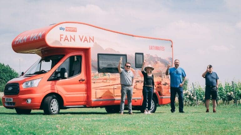 Laithwaites partners with Sky Sports to sponsor the Fan Van for British & Irish Lions Series