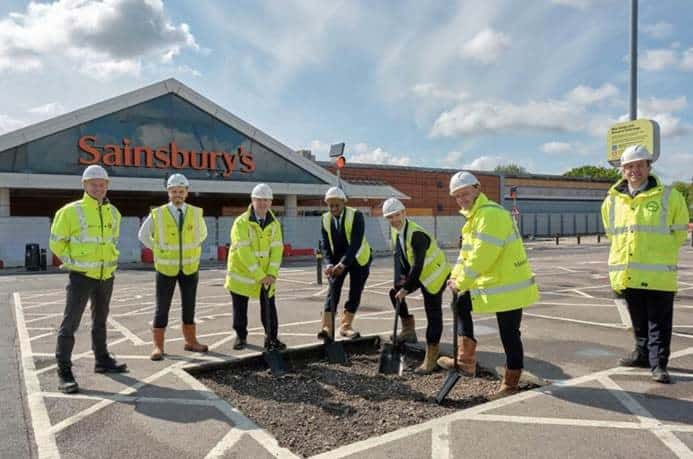 Construction begins at Sainsbury’s flagship Hendon store
