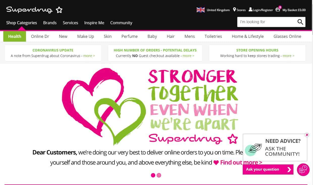 Superdrug to Deliver a Better Online Shopping Experience