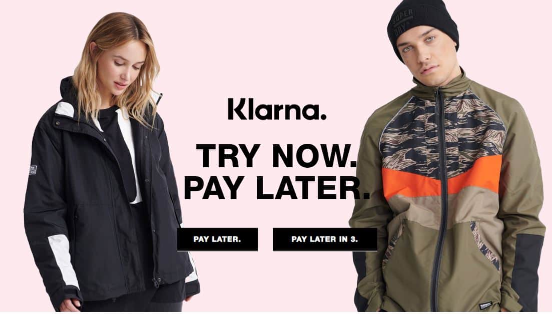 Superdry offers Klarna payment option