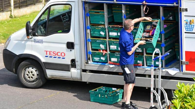 EO Charging chosen by Tesco for its home delivery fleet