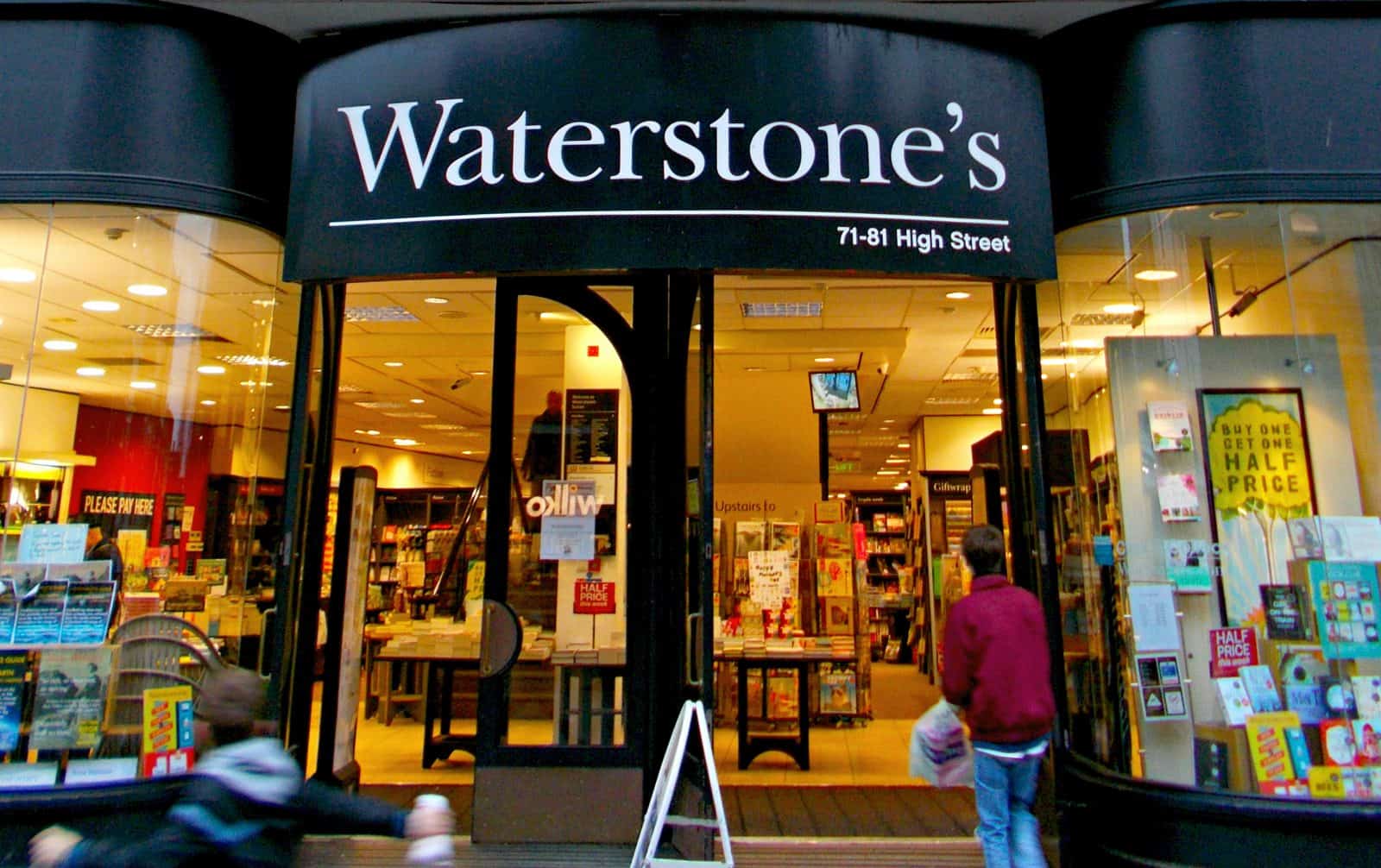Waterstones reduces head office staff numbers
