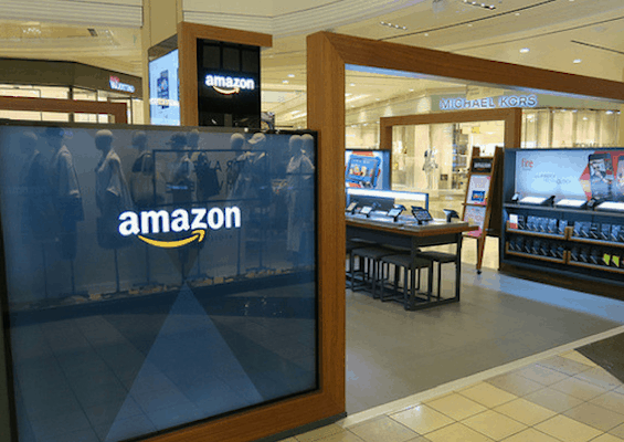 Amazon dispenses with pop-up stores
