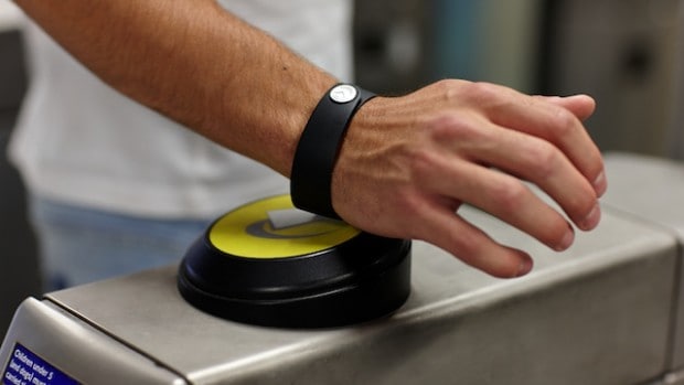 Barclaycard launches contactless payment wristband for London commuters