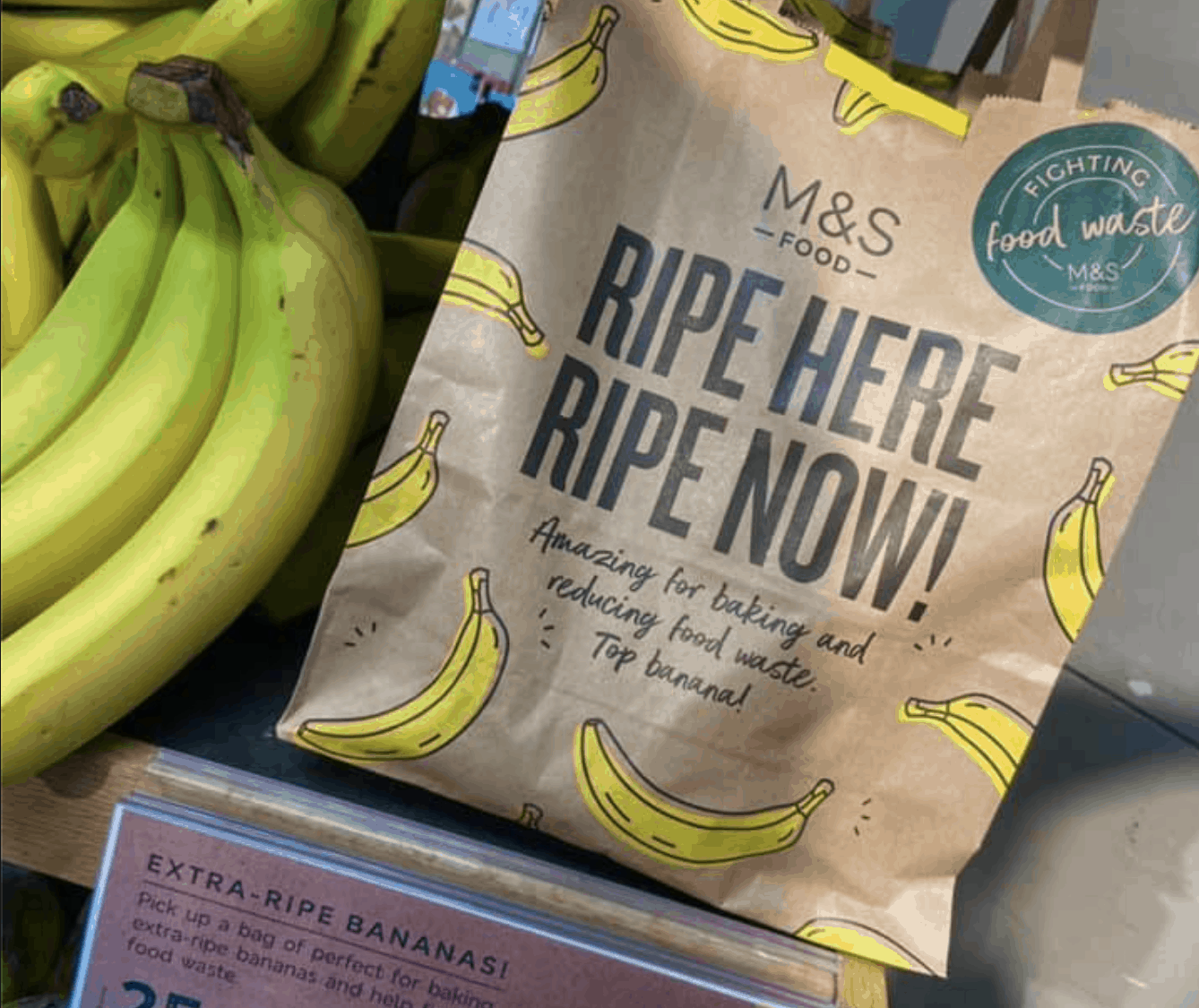 M&S introduces 25p banana bags to reduce food waste
