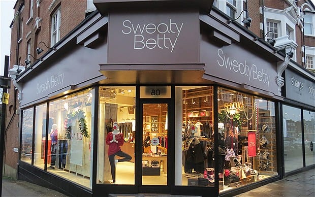 Sweaty Betty awards invests in online shopping experience