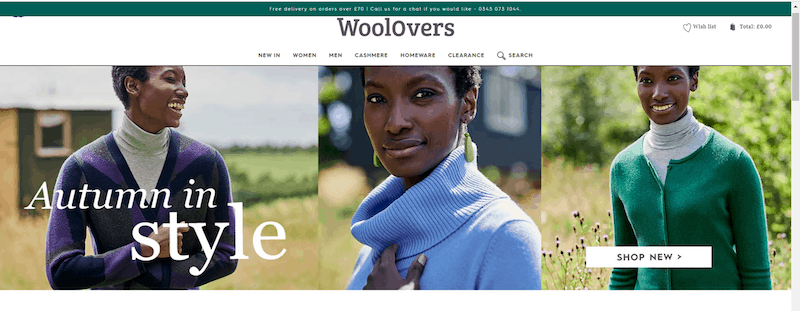 WoolOvers relaunches Pure Collection