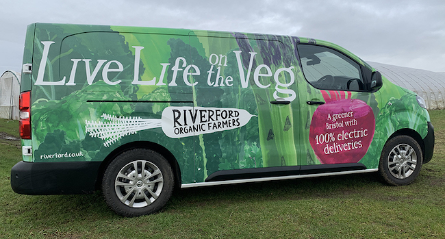 Riverford unveils electric delivery fleet in Bristol