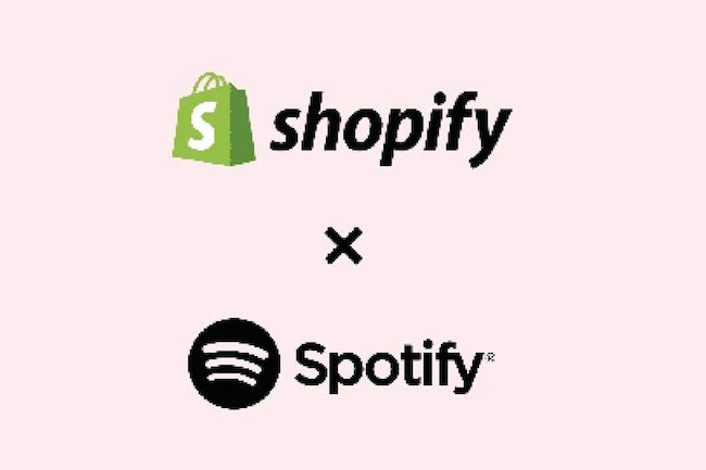 Shopify partners with Spotify