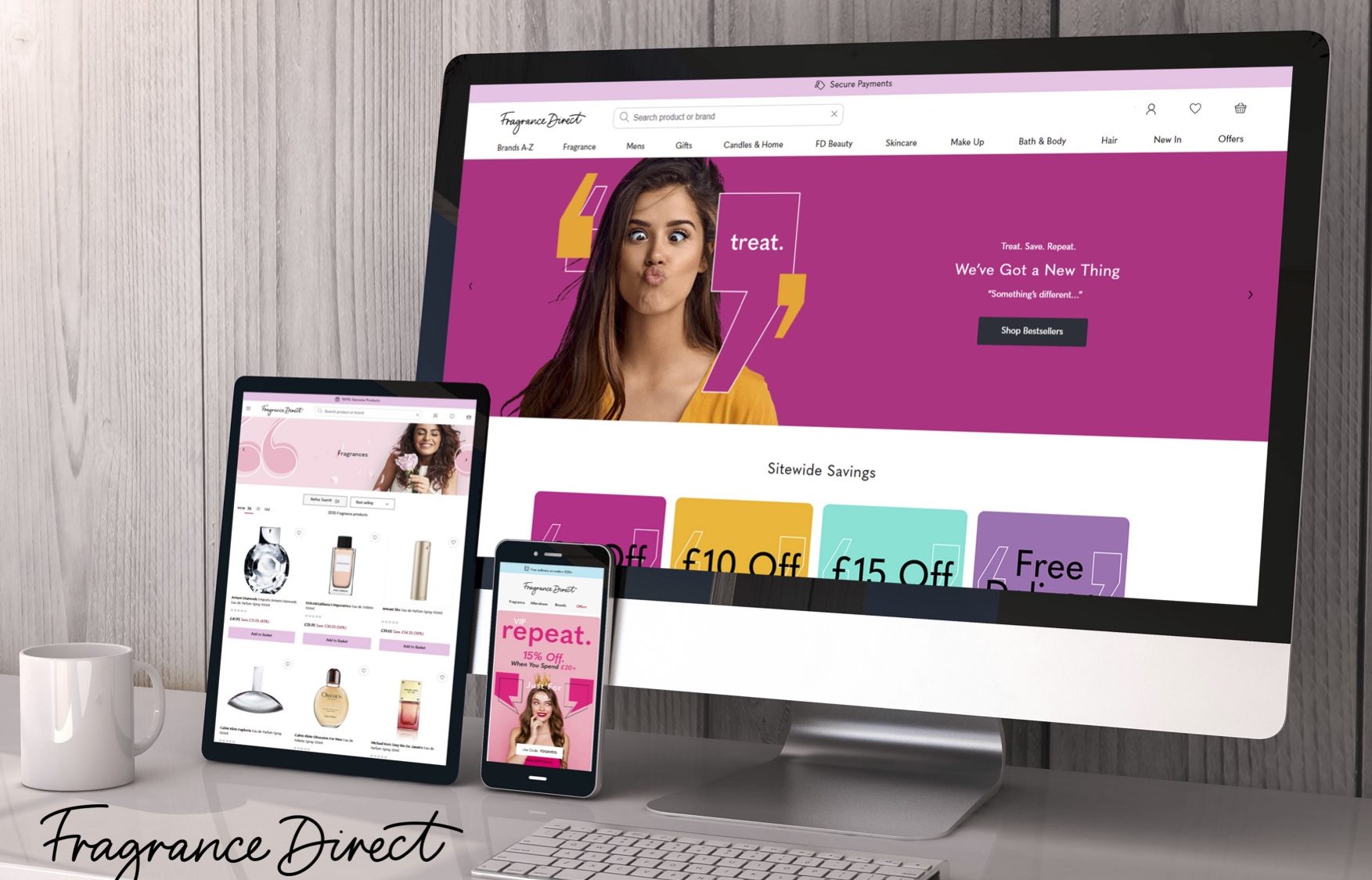 Fragrance Direct unveils a new branded eCommerce platform and brand refresh