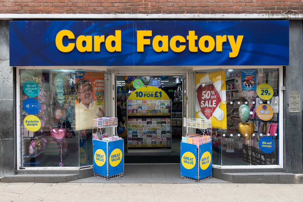 Mixed fortunes at Card Factory