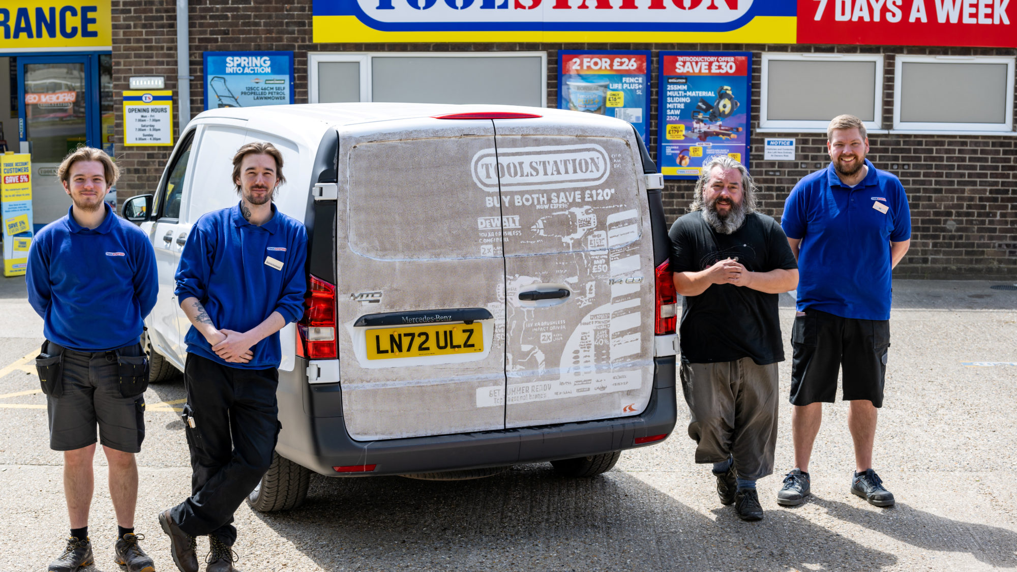 Toolstation celebrates launch of 97th catalogue with van artist