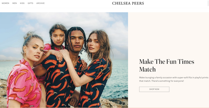 Chelsea Peers boosts PJ purchases with personalisation