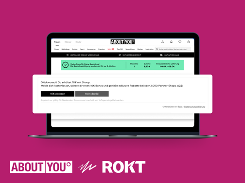 Rokt and ABOUT YOU team up to make post-purchase offers more relevant