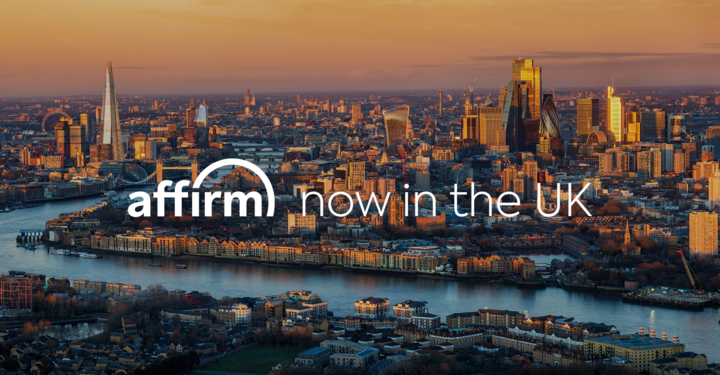 Affirm launches its pay-over-time options in the UK