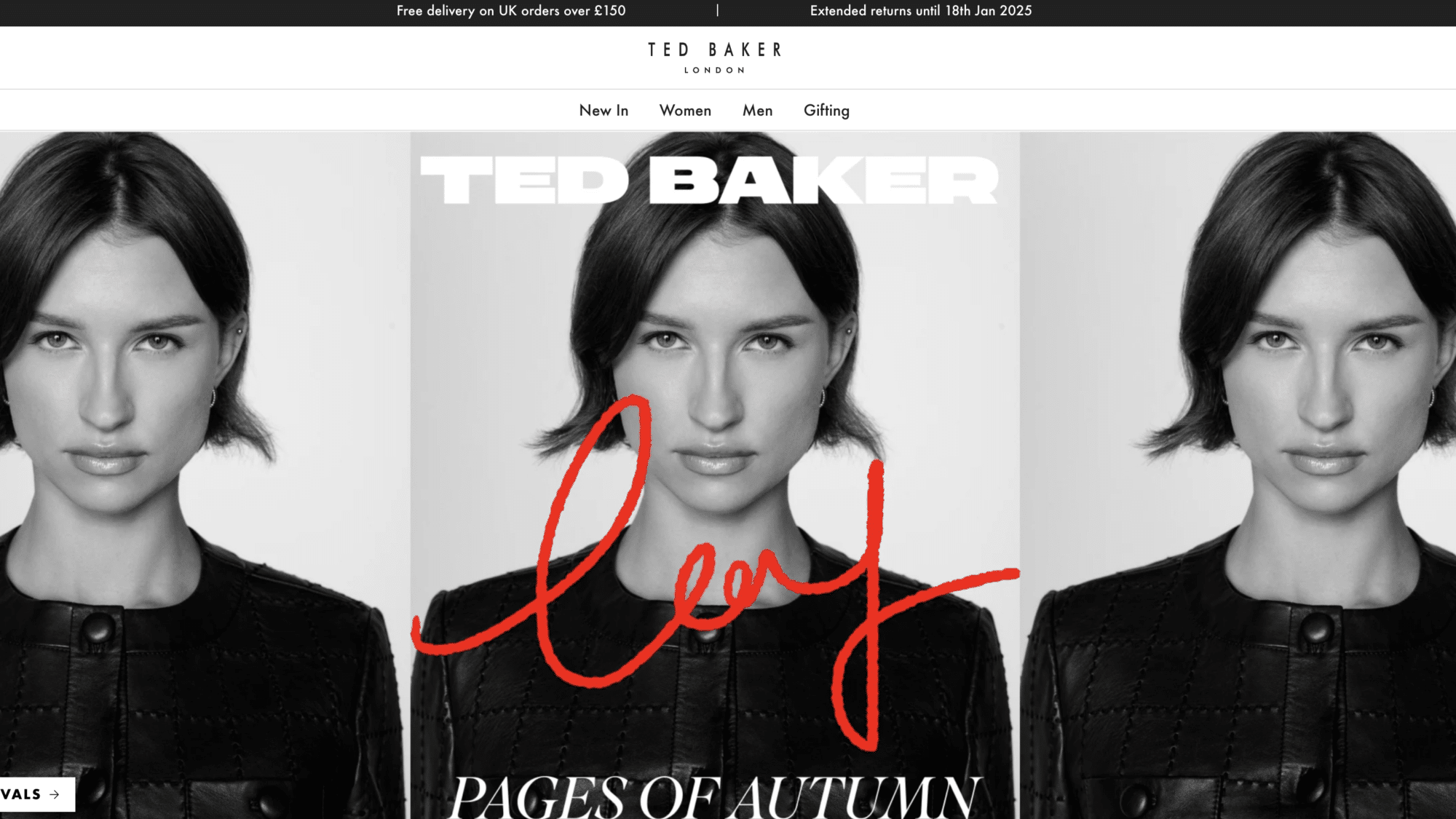 Ted Baker back online