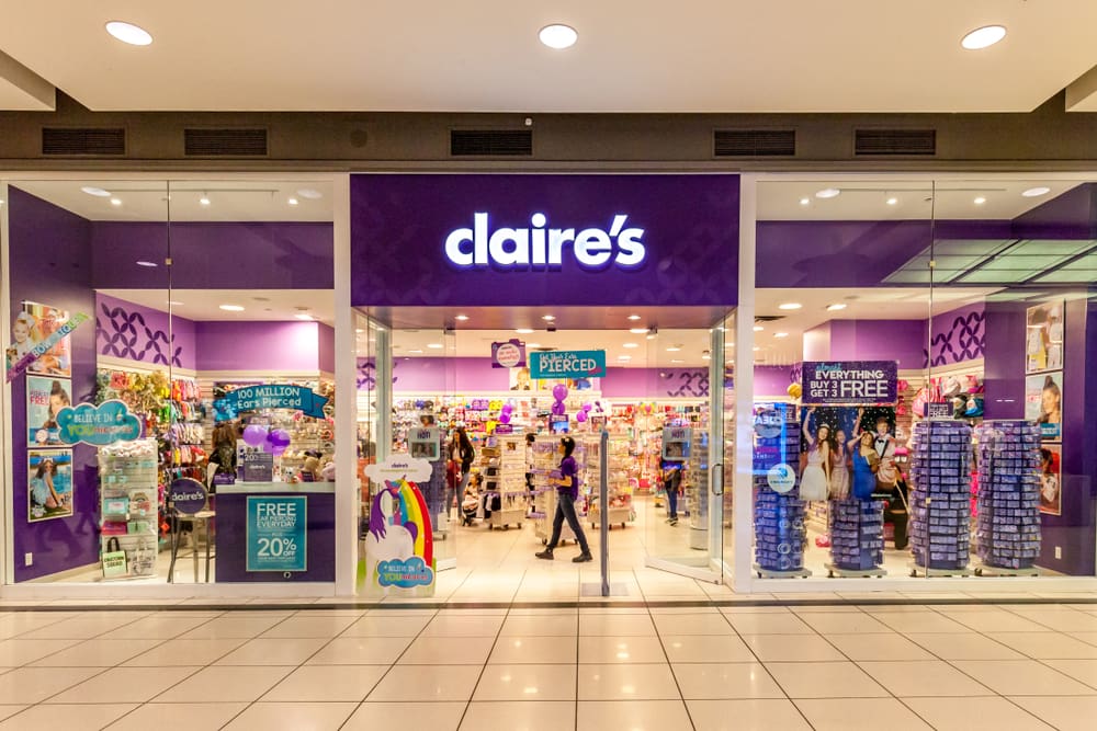 2000 jobs at risk as Claire’s enters administration